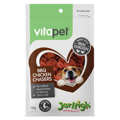 VitaPet Jerhigh BBQ Chicken Dog Treats