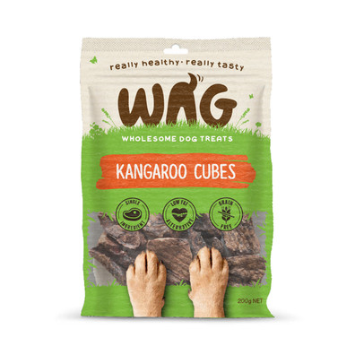 WAG Kangaroo Cubes Dog Treats