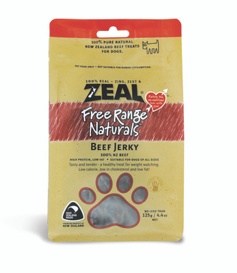 Zeal Beef Jerky Dog Treats