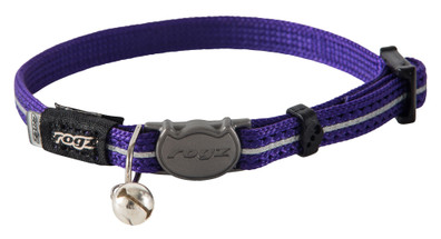 Rogz Alleycat Safeloc Cat Collar Purple