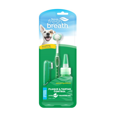 Tropiclean Fresh Breath Oral Care Kit Front