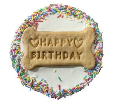 Huds and Toke Yoghurt Frosted Doggy Birthday Cake Cookie