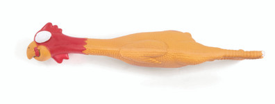 Kazoo Latex Squeaky Chicken Dog Toy