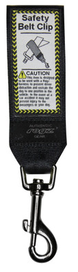 Rogz Landing Strip Safety Belt Clip Black