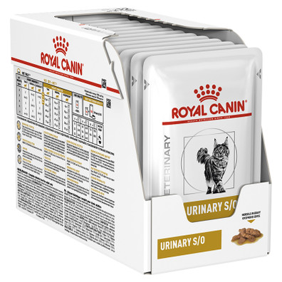 Royal Canin Veterinary Diet Urinary S/O Wet Cat Food Pouches