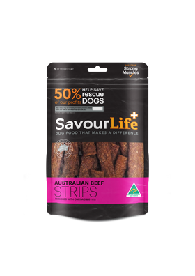SavourLife Beef Strips Dog Treats