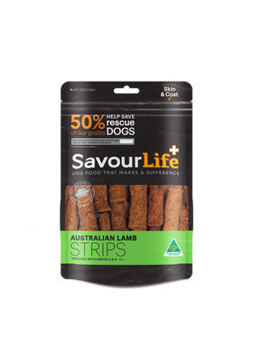 SavourLife Lamb Strips Dog Treats
