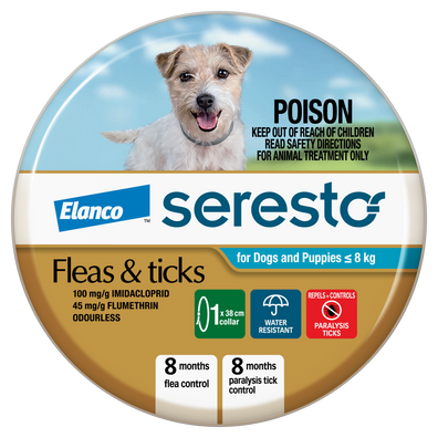 Seresto Flea & Tick Collar For Puppies And Small Dogs