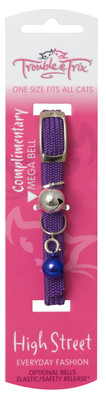 Trouble & Trix Cat Collar Purple