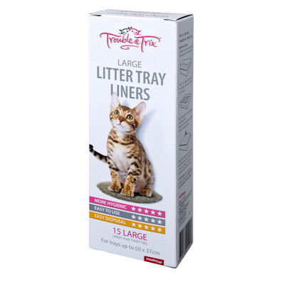 Trouble & Trix Cat Litter Liners Large