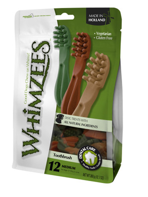 Whimzees Toothbrush Star Dog Treats Medium