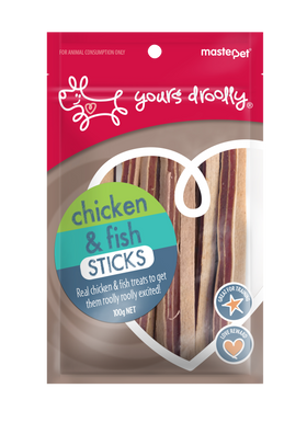 Yours Droolly Chicken & Fish Sticks Dog Treats