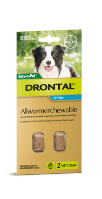 Drontal Chewable Allwormer For Medium Dogs