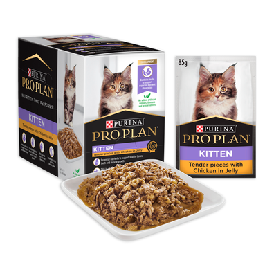 Pro Plan Kitten Chicken In Jelly Wet Cat Food