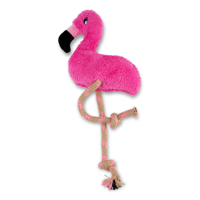 Beco Hemp Rope Flamingo Dog Toy