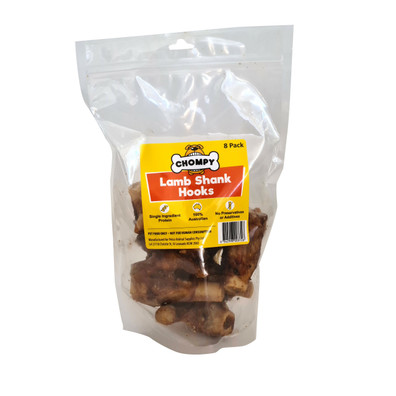 CHOMPY Lamb Shank Hooks Dog Treats