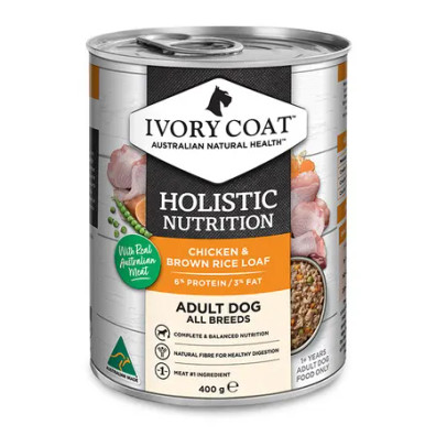 Ivory Coat Chicken & Brown Rice Loaf Wet Dog Food
