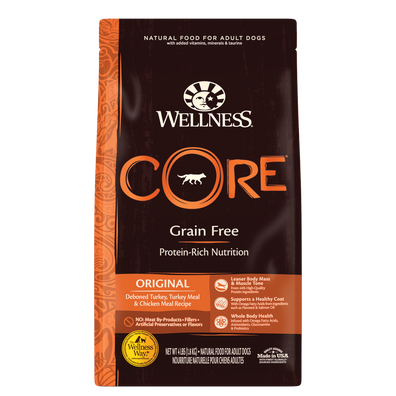 Wellness CORE Grain Free Original Turkey & Chicken Adult Dry Dog Food