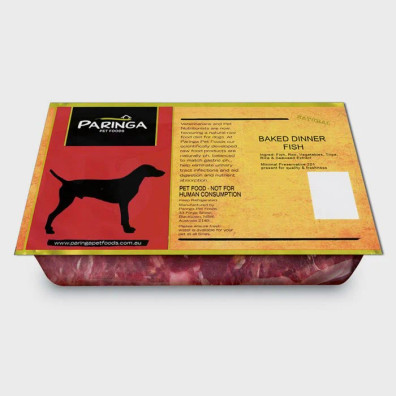 Paringa Baked Dinner Fish Raw Dog Food 1kg
