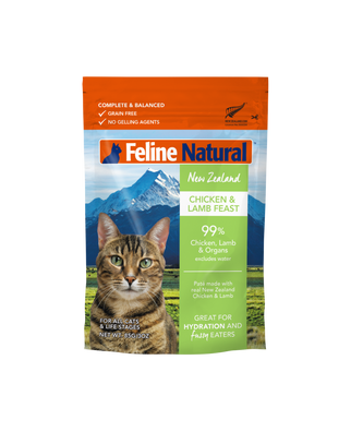 Chicken and Lamb Cat Food Pouch