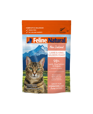 Chicken & King Salmon Cat Food Pouch