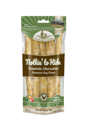 Nothin' to Hide Twist Stix Chicken Dog Treats front