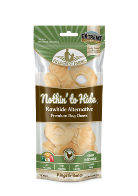 Nothin' to Hide Ring & Bone Chicken Dog Treats front