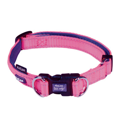 Kazoo Active Adjustable Nylon Dog Collar Bloom Burst collar