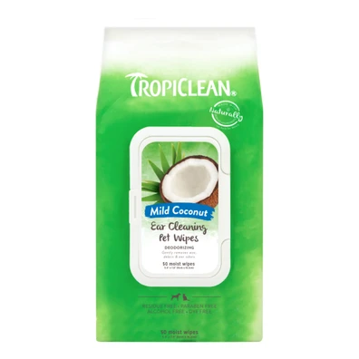 TropiClean Ear Cleaning Wipes for Pets