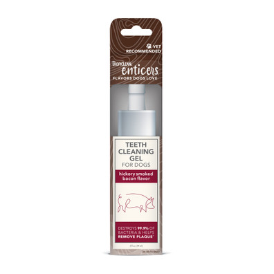 Tropiclean Enticers Dog Teeth Cleaning Gel Smoked Bacon