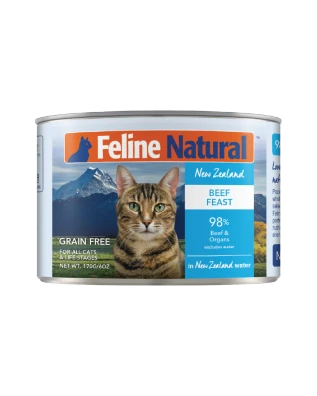Feline Natural Canned Beef Feast Cat Food