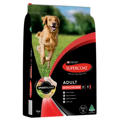 Supercoat Adult Dog Chicken Dry Food 18kg