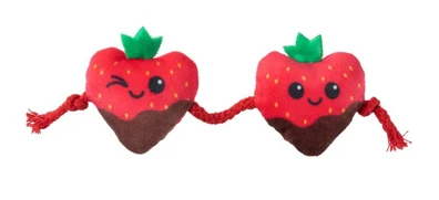 FuzzYard Strawberry Heart String Cat Toy