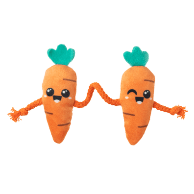 FuzzYard Carrot 2pc String Cat Toy