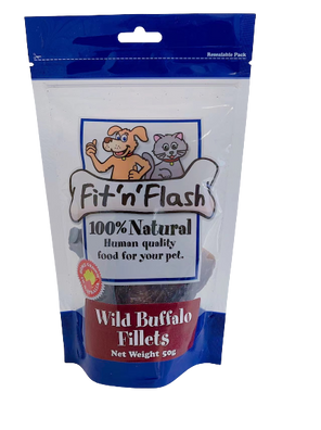 Fit'n'Flash Wild Buffalo Fillet Dog Treats