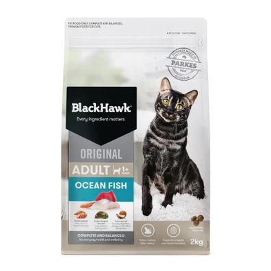 Black Hawk Original Ocean Fish Dry Adult Cat Food