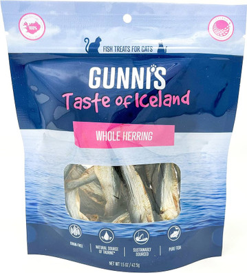 Gunni's Whole Herring Cat Treats