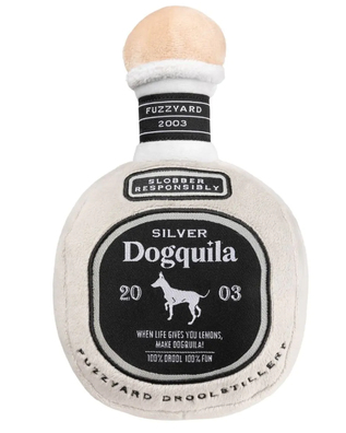 FuzzYard Silver Dogquila Dog Toy