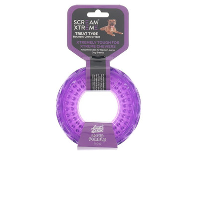 Scream Xtreme Treat Tyre Loud Cat Toy