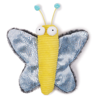 Kazoo Butterfly Kicker w/ Crinkle & Catnip Cat Toy