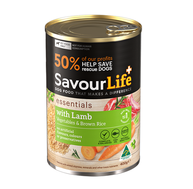 SavourLife Essentials Lamb with Vegetable & Brown Rice Wet Dog Food