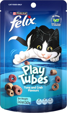 Felix Play Tubes Tuna & Crab Cat Treats