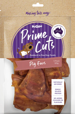 Kazoo Prime Cuts Pig Ears Dog Treat