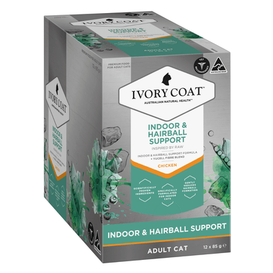 Ivory Coat Raw Health Indoor & Hairball Wet Cat Food