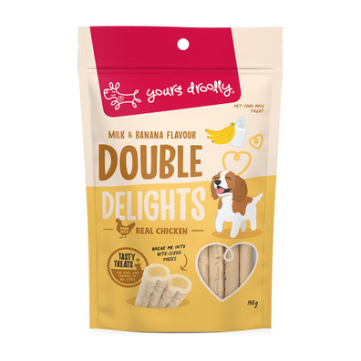 Yours Droolly Double Delight Milk & Banana Dog Treats