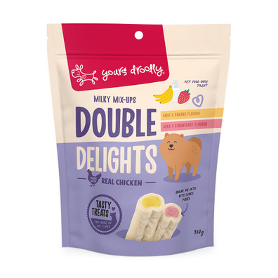Yours Droolly Double Delight Milky Mix Ups Dog Treats