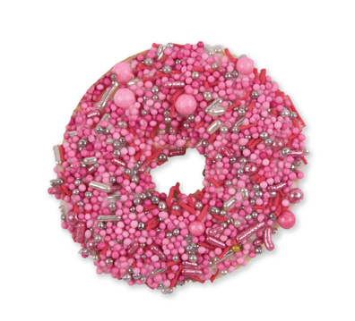 Barney's Barkery Dog Donut Biscuit Pink Dog Treats
