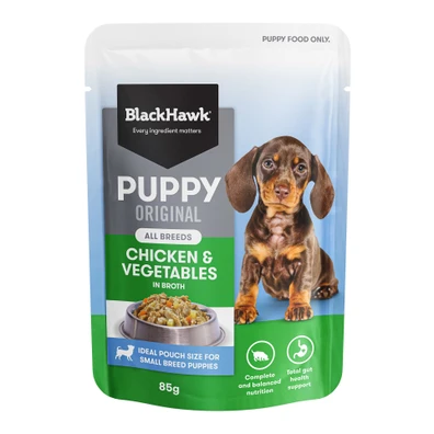 Black Hawk Chicken and Vegetables Wet Puppy Food