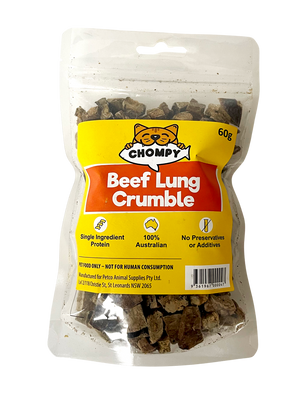 Chompy Beef Lung Crumble Cat Treats