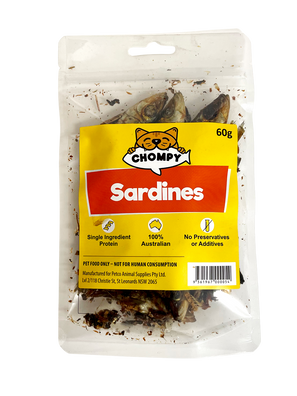Chompy Sardine Cat Treats
